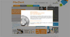 Desktop Screenshot of macdent.fr